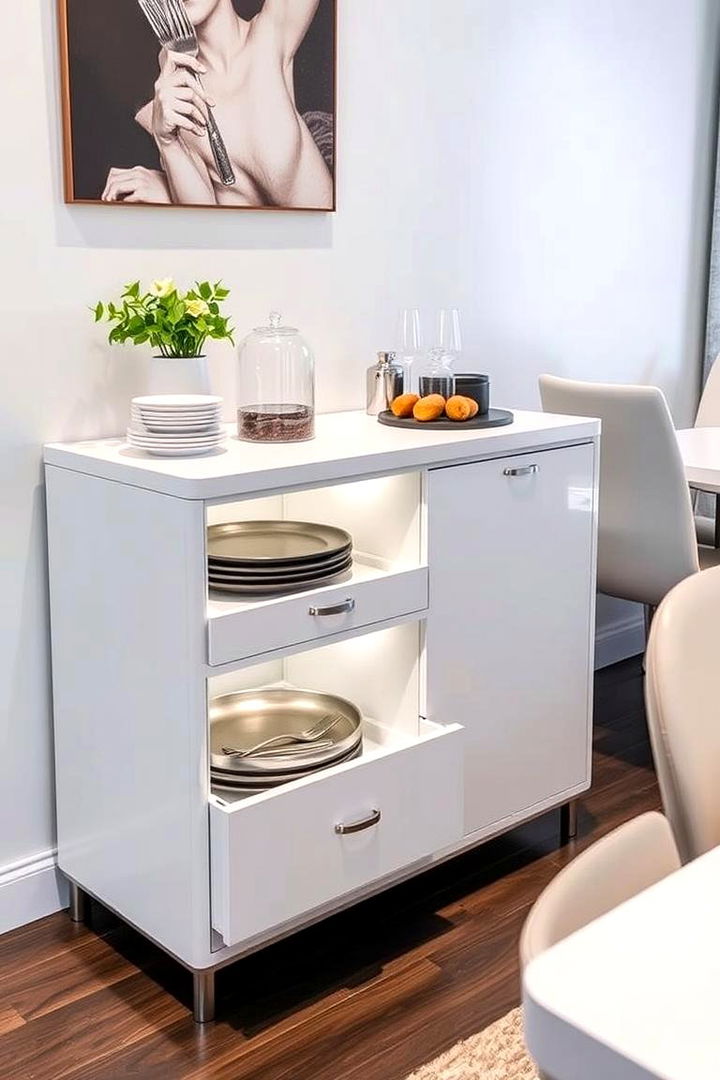 Compact Serving Stations - 22 Dining Room Storage Ideas