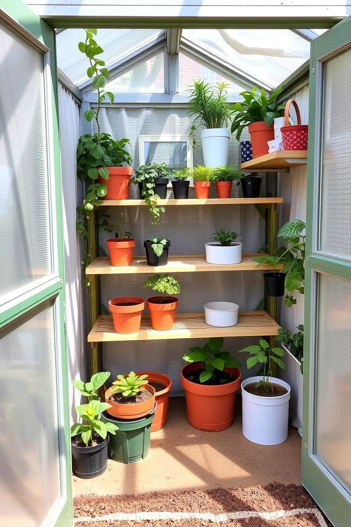 Compact Shelving Solutions for Tiny Spaces - 22 Greenhouse Shelving Ideas