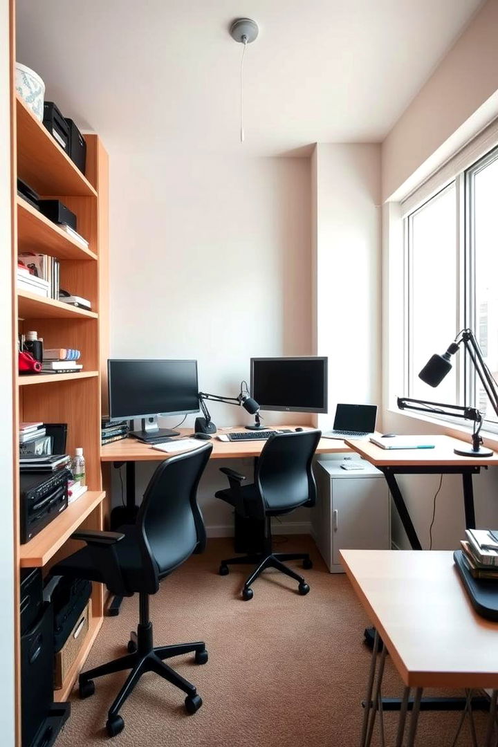 Compact Space Optimization - 22 Podcast Room Ideas