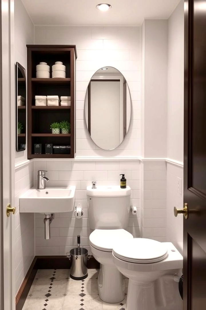 Compact Space Optimization - 22 Powder Room Ideas
