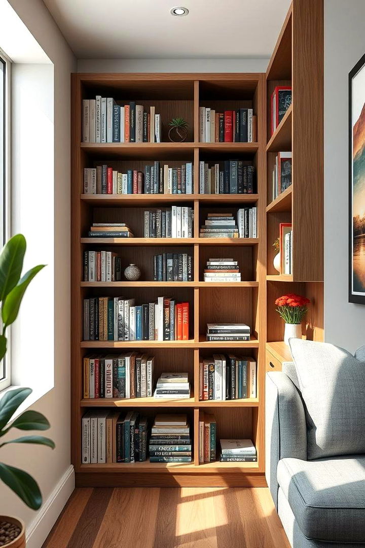 Compact Space Optimizer - 22 Corner Bookshelf Ideas