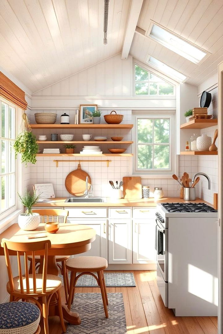 Compact Space Saving Sunroom Kitchen - 22 Sunroom Kitchen Ideas