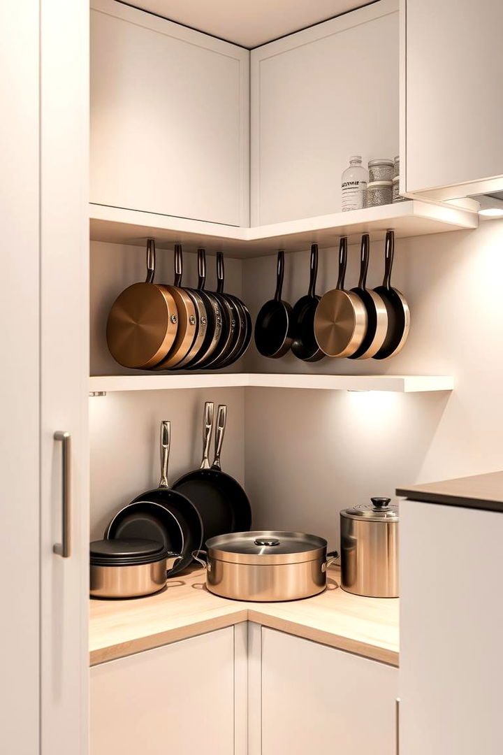 Compact Storage for Small Kitchens - 22 Pots and Pans Storage Ideas