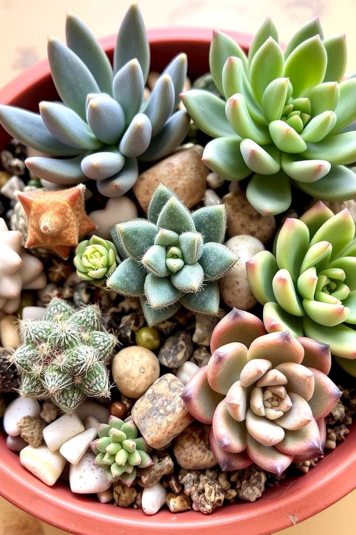 Compact Succulent Arrangement - 22 Corner Garden Ideas