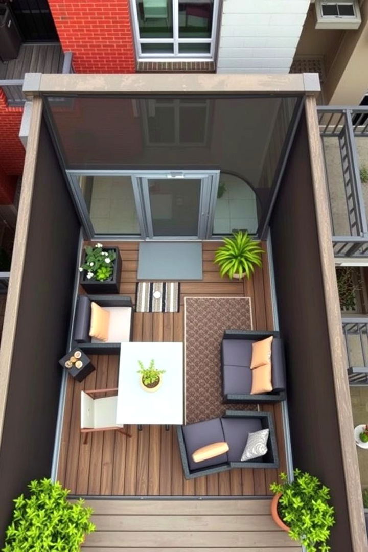 Compact Urban Deck Solutions - 22 Screened-in Deck Ideas