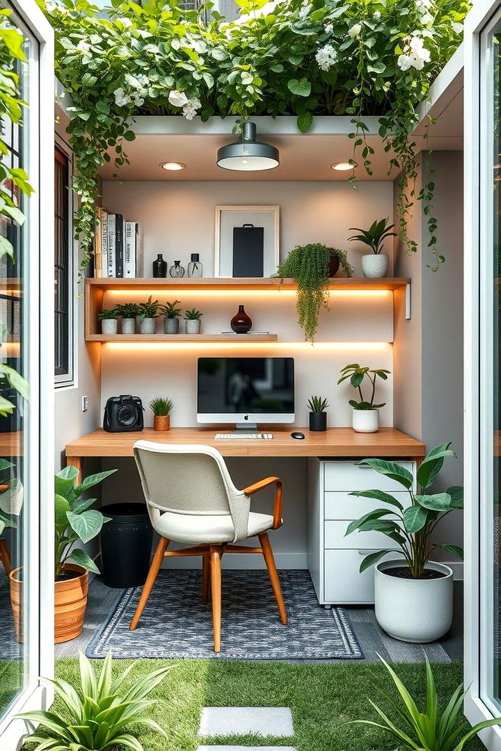 Compact Urban Garden Office - 22 Garden Office Ideas