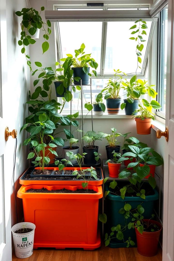 Compact Urban Greenhouse - 22 Indoor Greenhouse Ideas