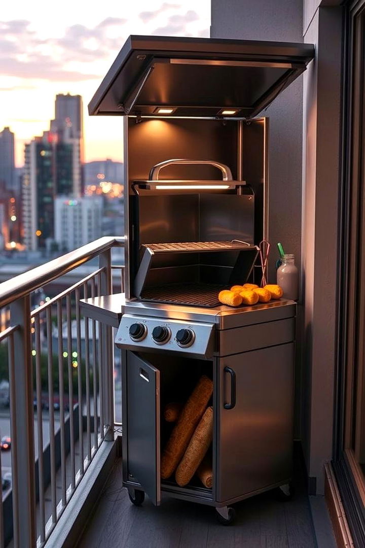 Compact Urban Grill Station - 22 Grill Station Ideas