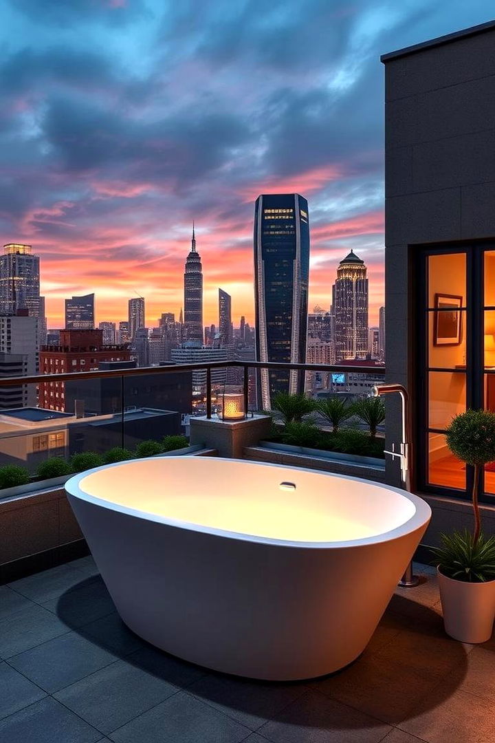 Compact Urban Outdoor Bathtub - 22 Outdoor Bathtub Ideas