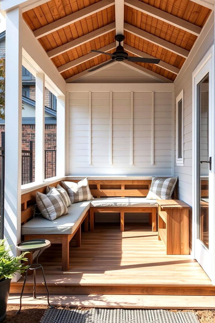 Compact Urban Space Solutions - 22 Shed Roof Porch Design Ideas