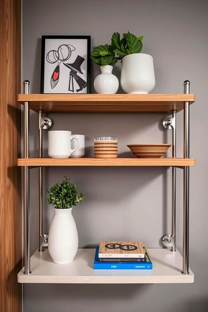 Compact Urban Style - 22 Shelf Decor Ideas
