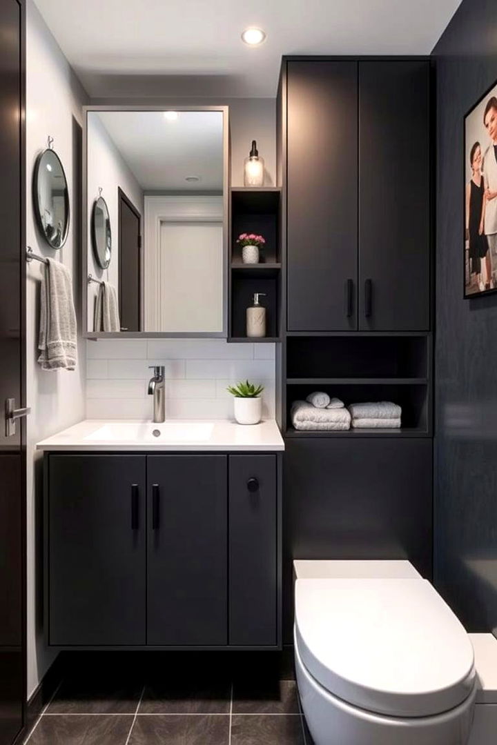 Compact Urban Style - 22 Double Vanity Bathroom Ideas