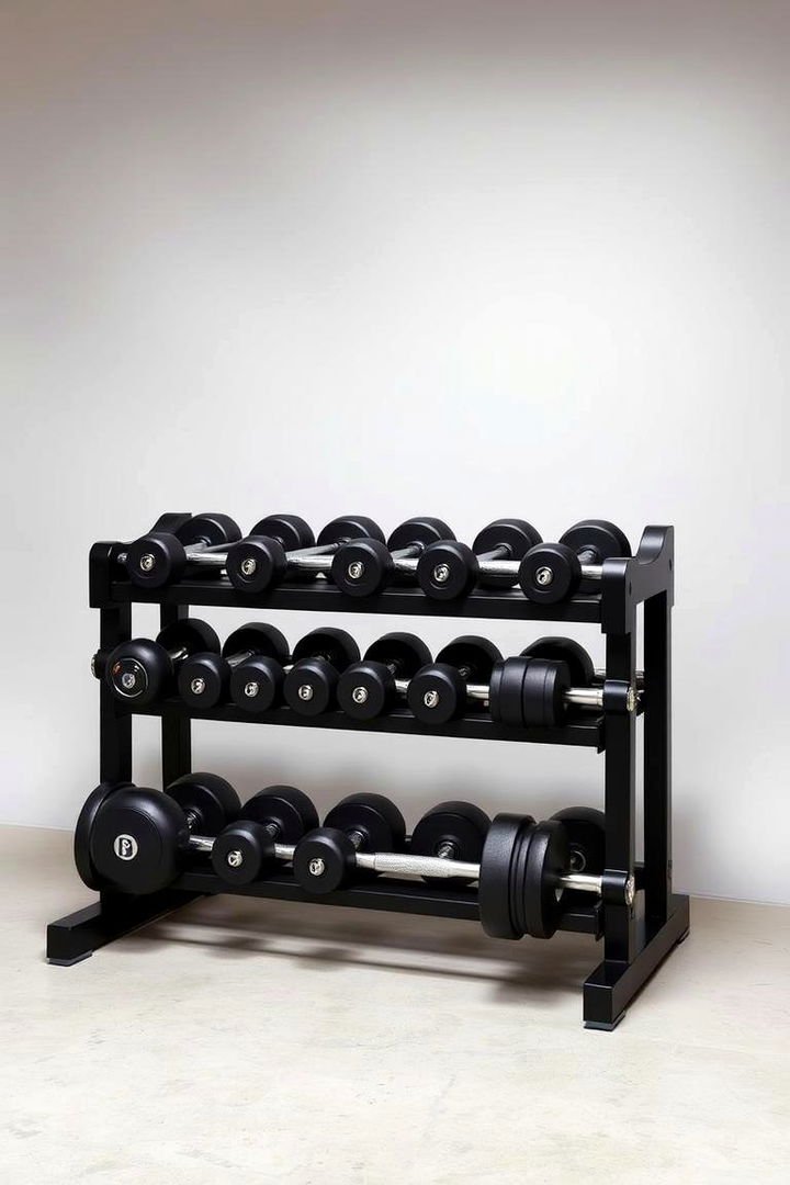 Compact Weight Racks - 22 Small Home Gym Ideas