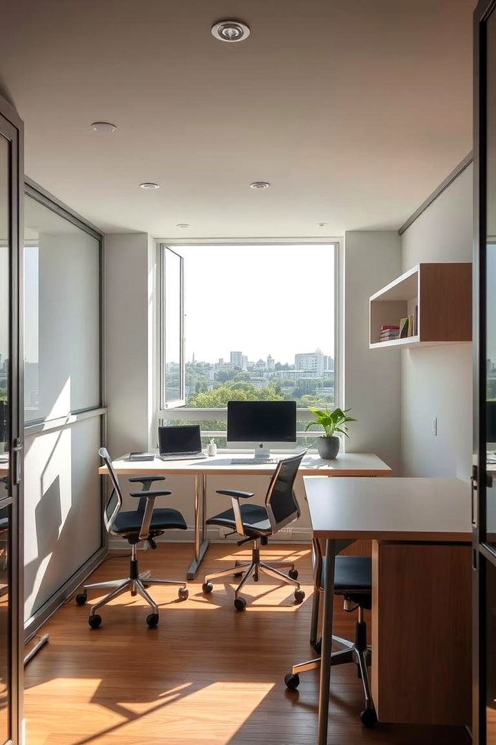 Compact Work Area - 22 Loft Balcony Ideas