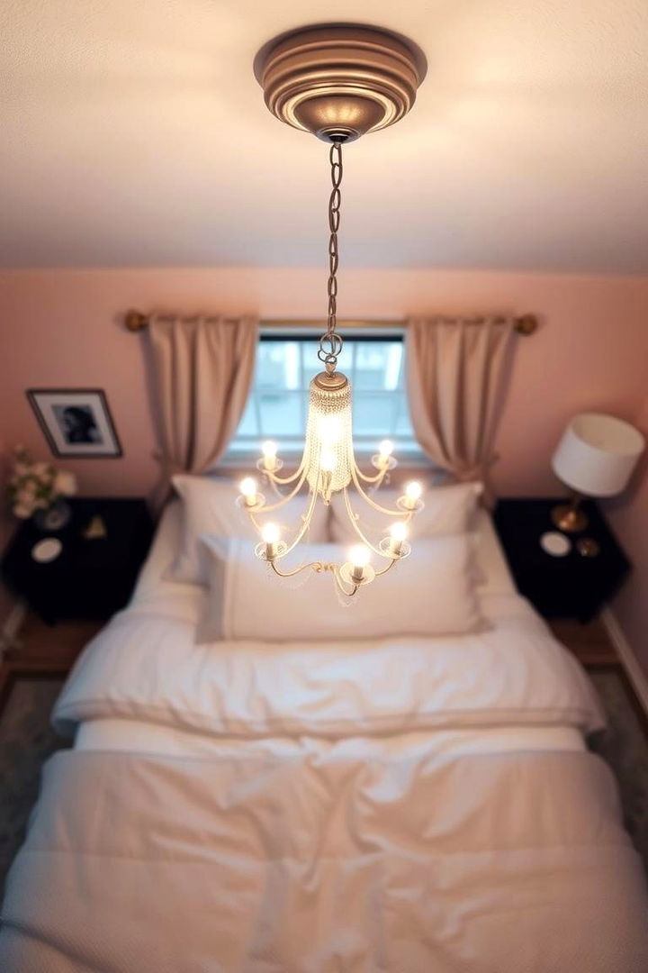 Compact and Cozy - 22 Bedroom Chandelier Ideas