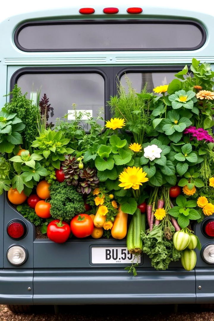 Companion Planting Design Bus - 22 School Bus Greenhouse Ideas