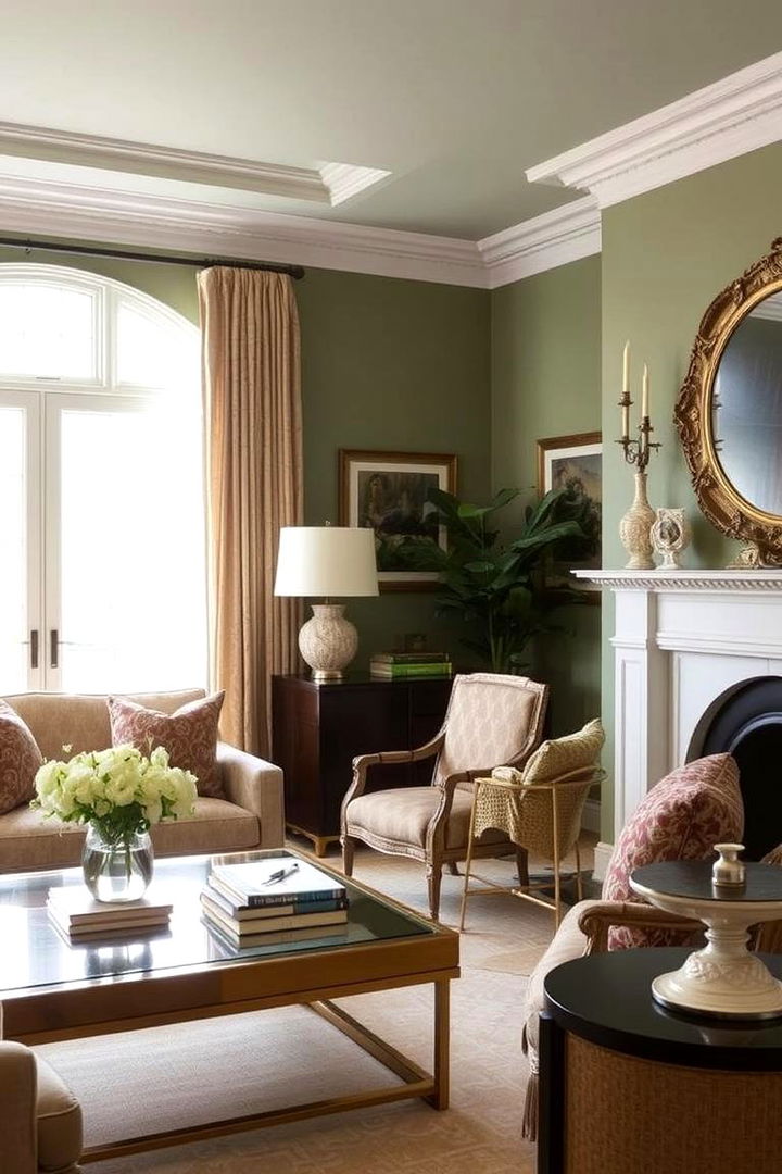 Complementary Decor for Sage Interiors - 22 Sage Green Paint Color Ideas