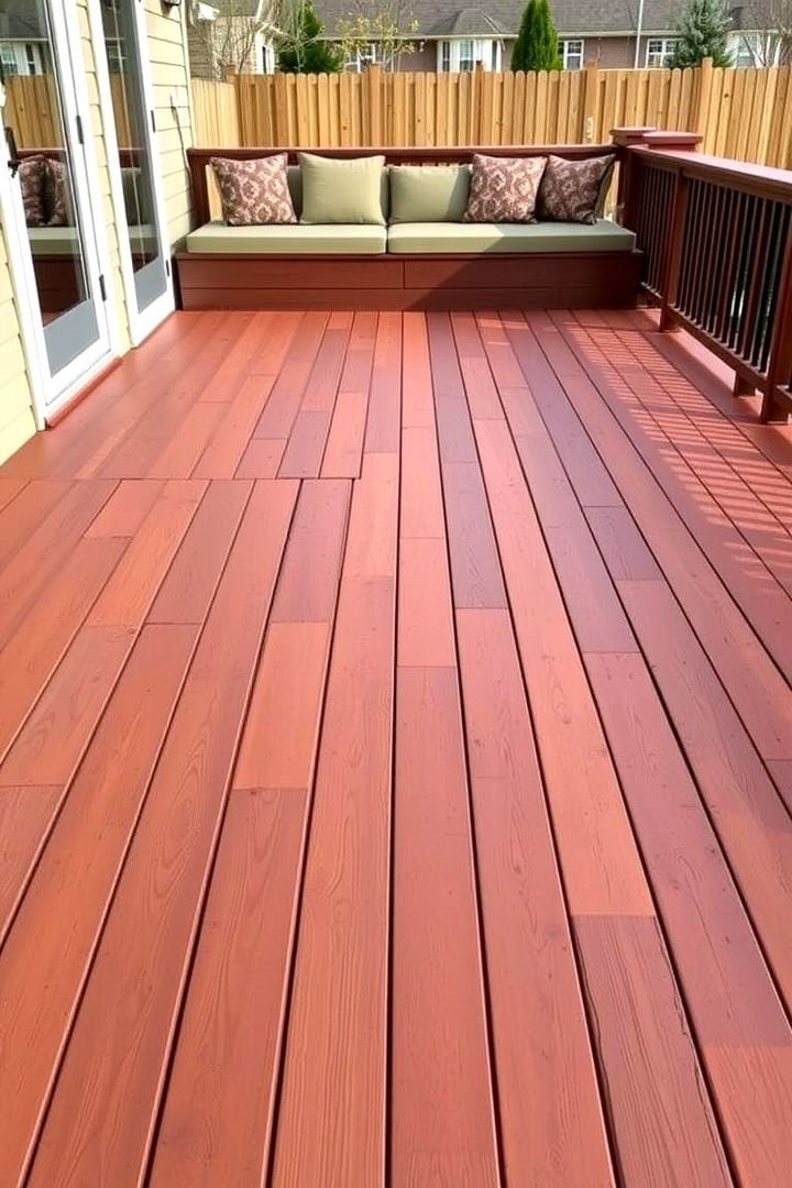 Composite Deck with Built In Seating - 22 Composite Deck Ideas