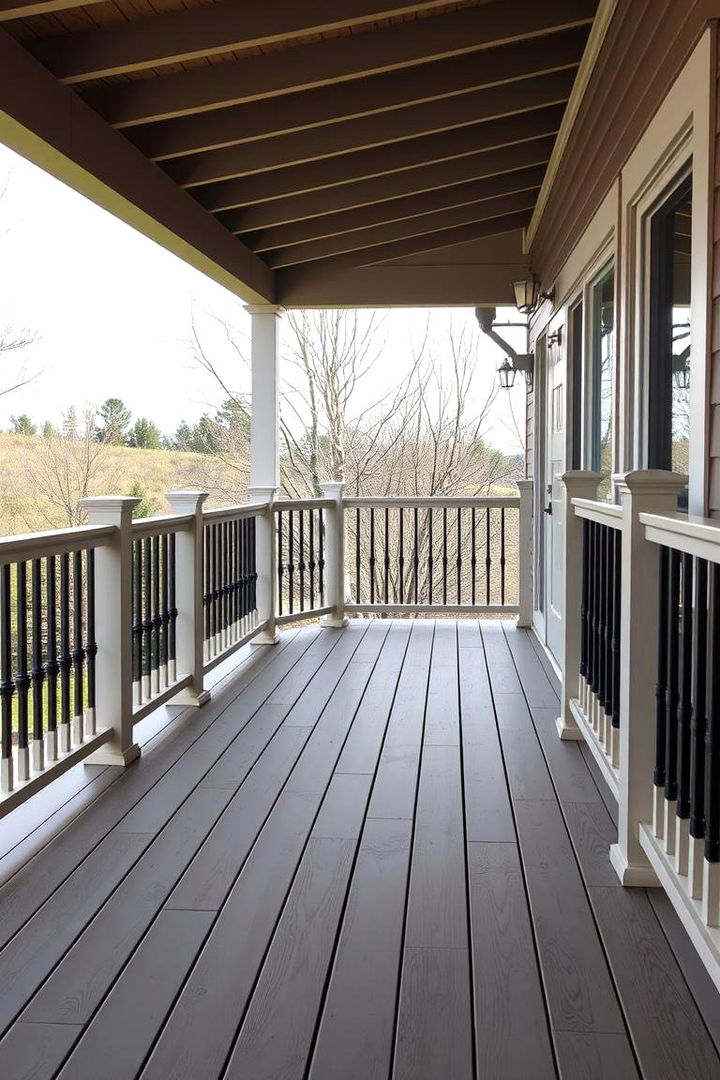 Composite Deck with Full Railings - 22 Composite Deck Ideas