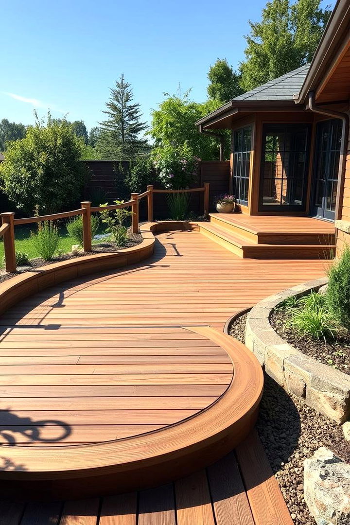 Composite Deck with Nature Integration - 22 Composite Deck Ideas