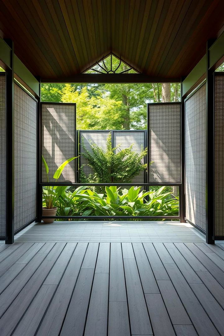 Composite Deck with Privacy Screens - 22 Composite Deck Ideas