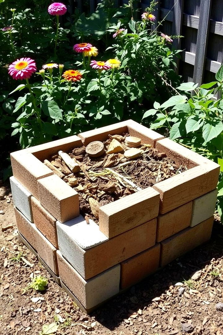 Compost Bin - 22 Cinder Block Garden Ideas