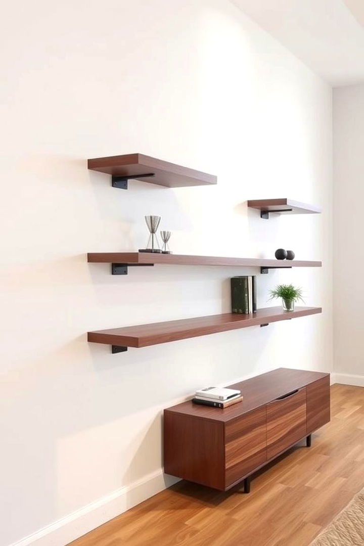 Concealed Bracket Shelves - 22 Floating Shelves Ideas