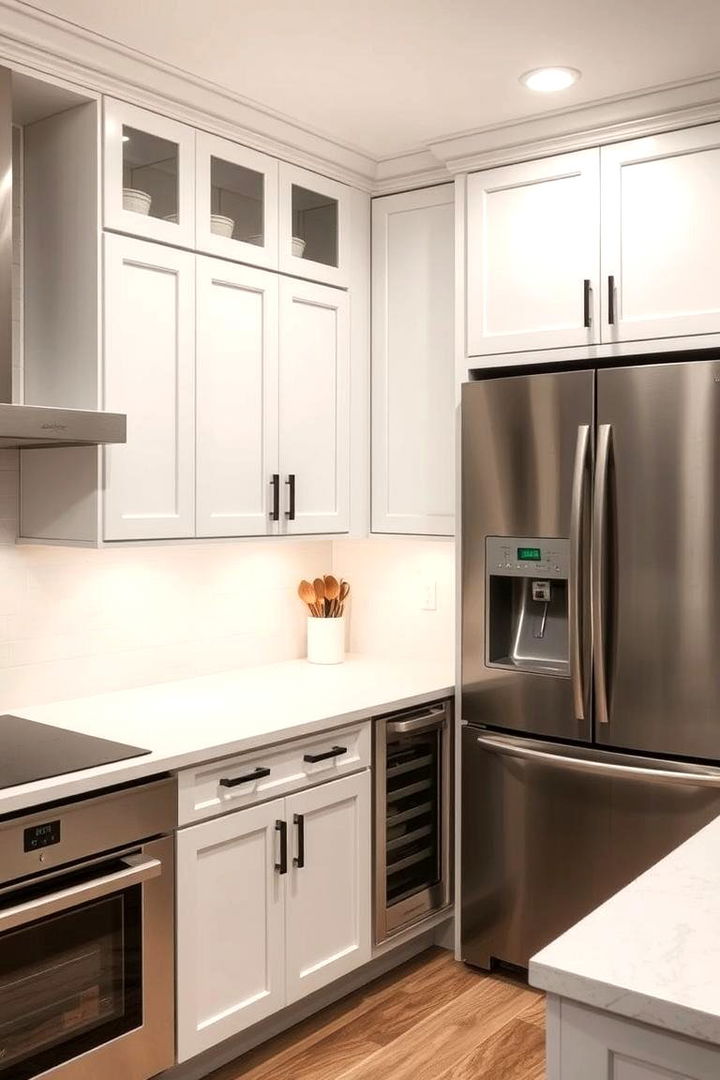Concealed Storage Soffit Designs - 22 Kitchen Soffit Ideas