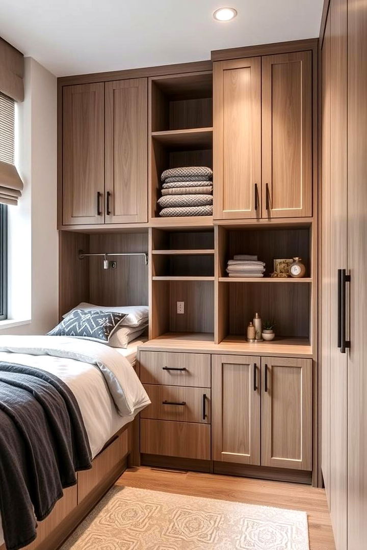 Concealed Storage Solutions for Clean Lines - 22 Minimalist Dorm Room Ideas
