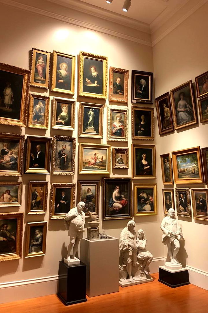 Concentrated Art Collections - 22 Traditional Interior Design Ideas