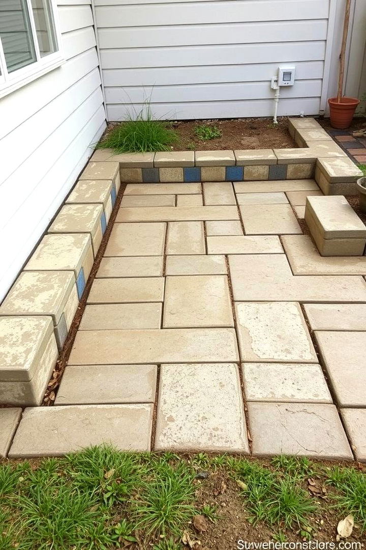 Concrete Block Designs - 22 Concrete Patio Ideas on a Budget