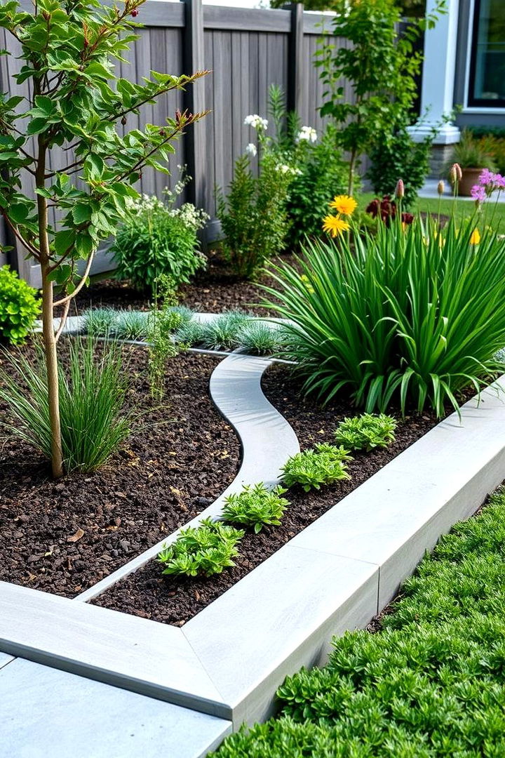 Concrete Garden Borders - 22 Garden Edging Ideas