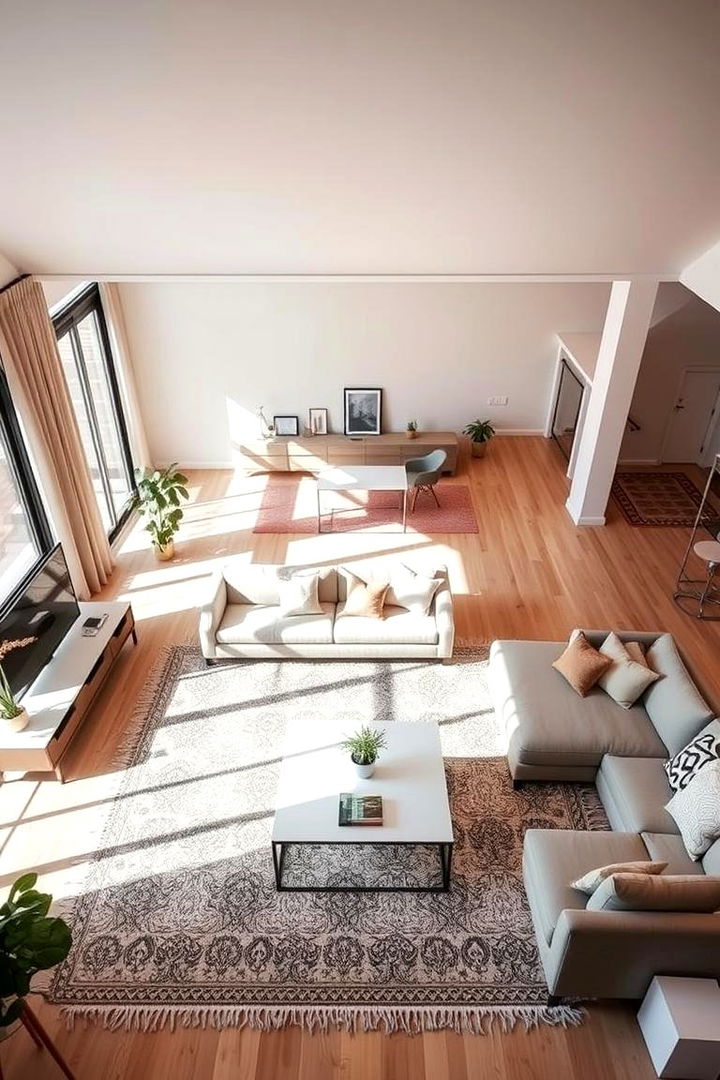 Confusing Open Plan Layout - 22 Awkward Living Room Layout Ideas
