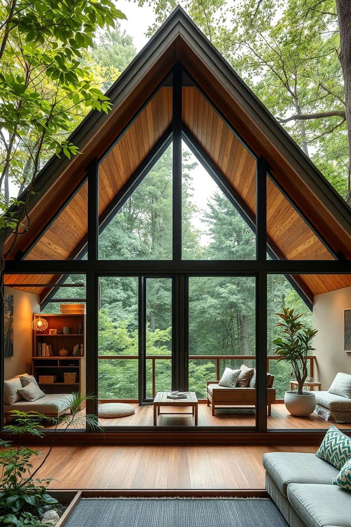 Connection with Nature - 22 a Frame House With Balcony