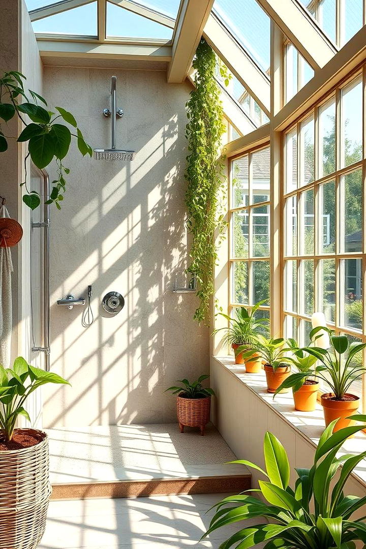 Conservatory Inspired Showers - 22 Modern Shower Ideas