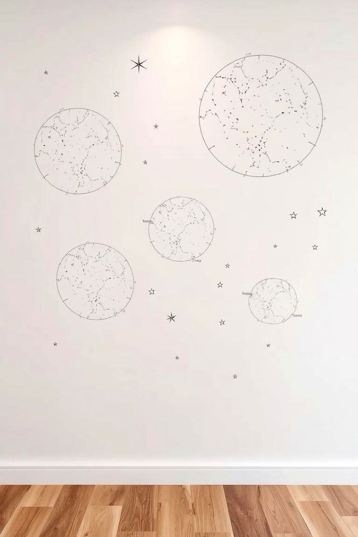 Constellation Wall Decals - 22 Space-themed Room Ideas