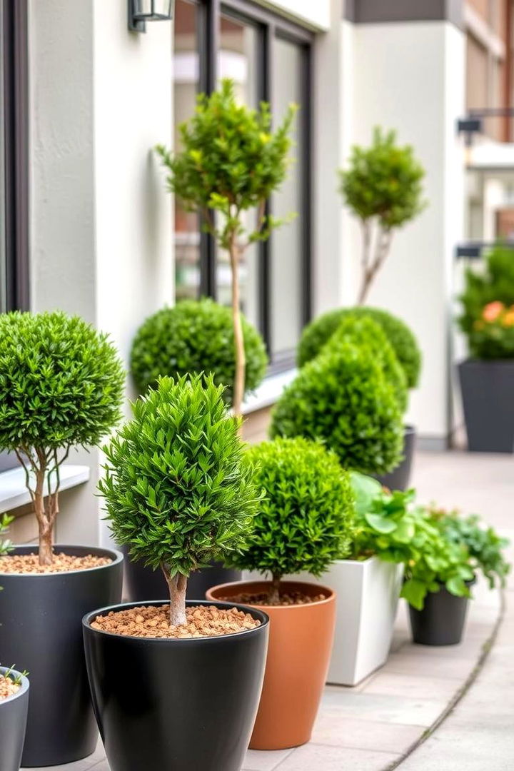 Container Garden Boxwoods - 22 Front Yard Boxwood Designs