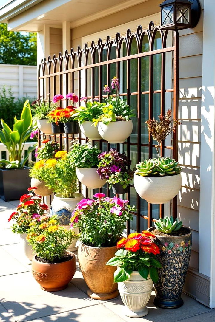 Container Garden Screening Concepts - 22 Garden Screening Ideas