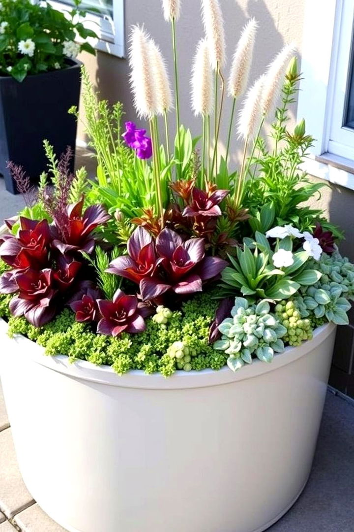 Container Round Garden Bed - 22 Round Garden Bed Ideas