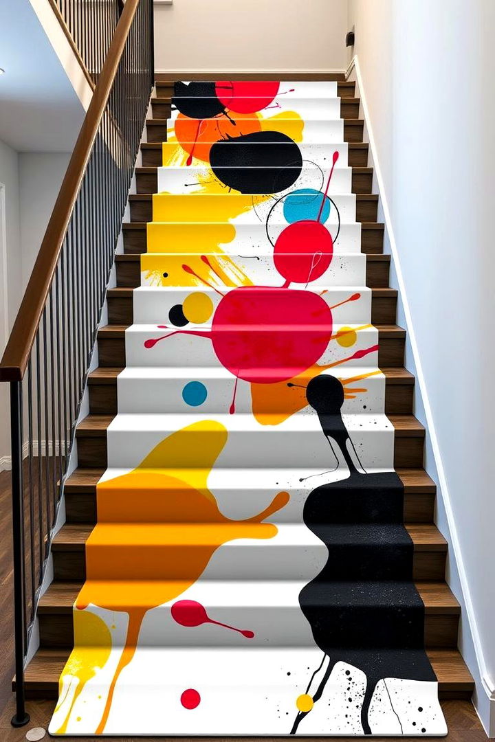 Contemporary Abstract Art - 22 Stair Runner Ideas