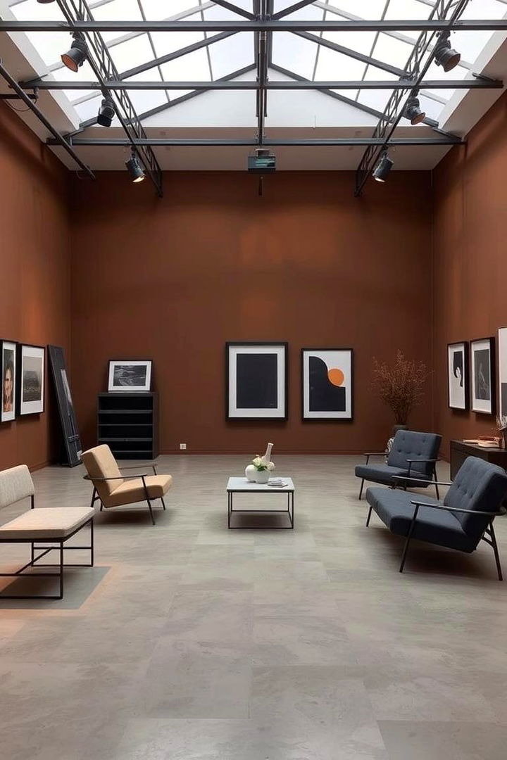 Contemporary Art Studio Inspiration - 22 Black and Brown Interior Design Ideas