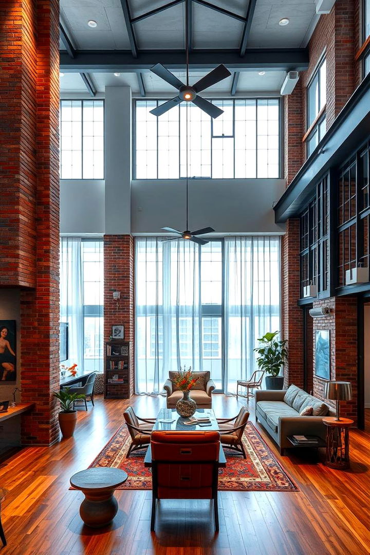 Contemporary Asian Loft - 22 Asian Living Room Ideas