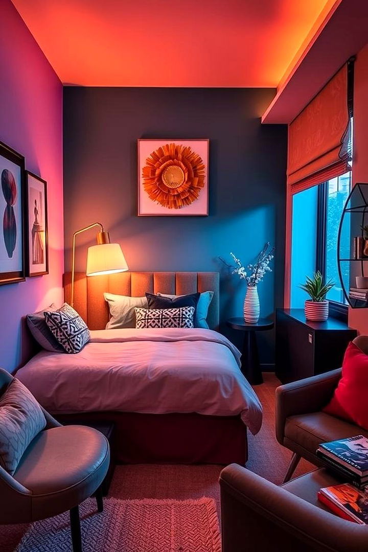 Contemporary Bold Hues - 22 Bed Nook Ideas