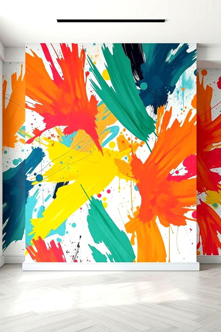 Contemporary Brush Strokes - 22 Wallpaper Ideas