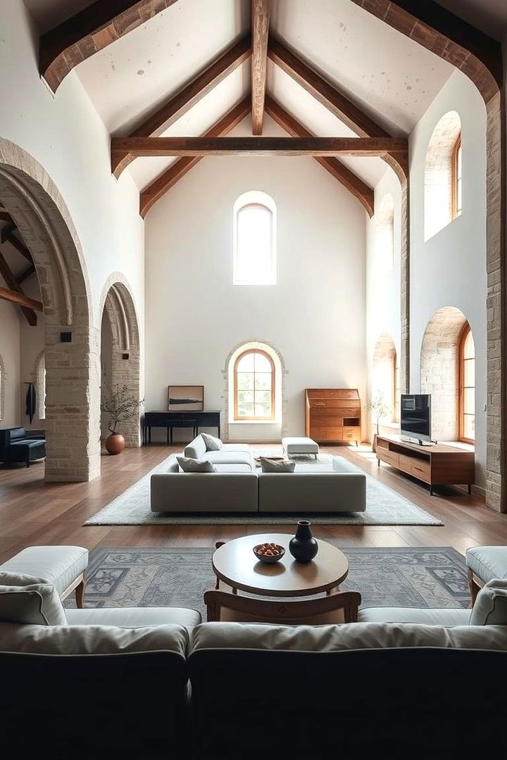Contemporary Castle Minimalism - 22 Castle Living Room Ideas