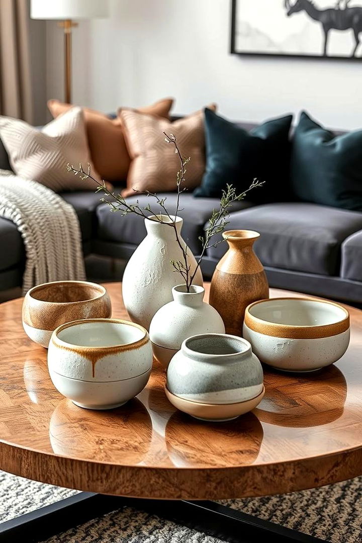 Contemporary Ceramic Arrangements - 22 Coffee Table Centerpiece Ideas