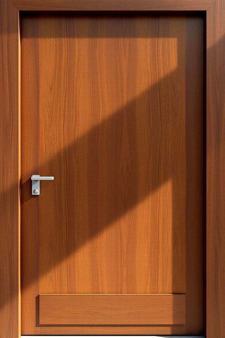 Contemporary Chestnut - 22 Stained Front Door Ideas