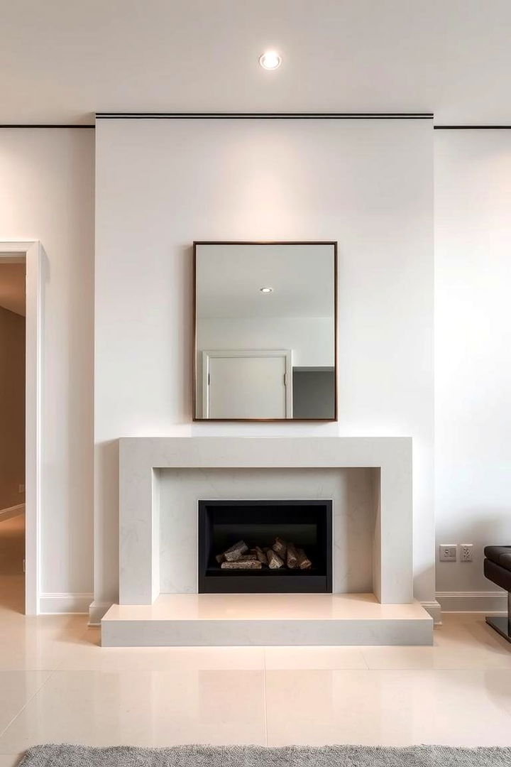 Contemporary Chic - 22 Mirror Over Fireplace Ideas