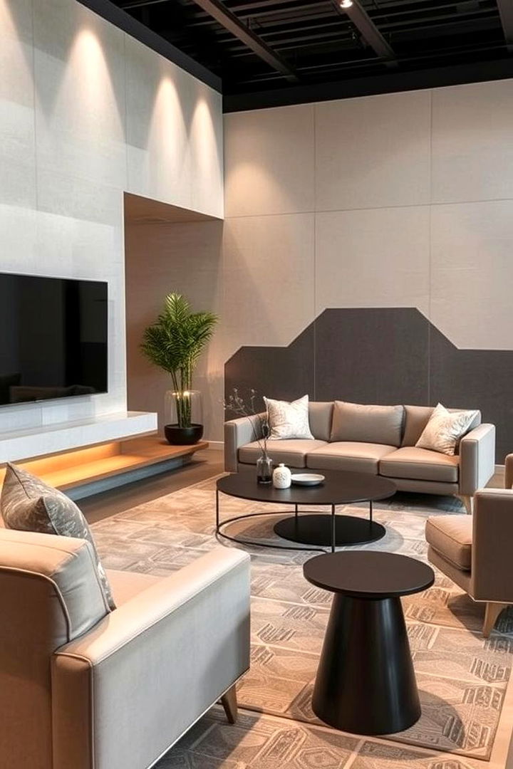 Contemporary Chic Ambiance - 22 Grey and Beige Living Room Ideas