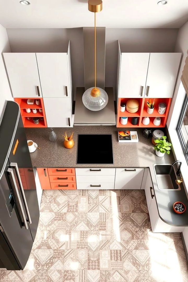 Contemporary Chic Kitchen Layout - 22 Kitchen Layout Ideas